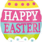16" Happy Easter Pastel Egg Foil Balloon