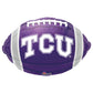 17" TCU Football Foil Balloon