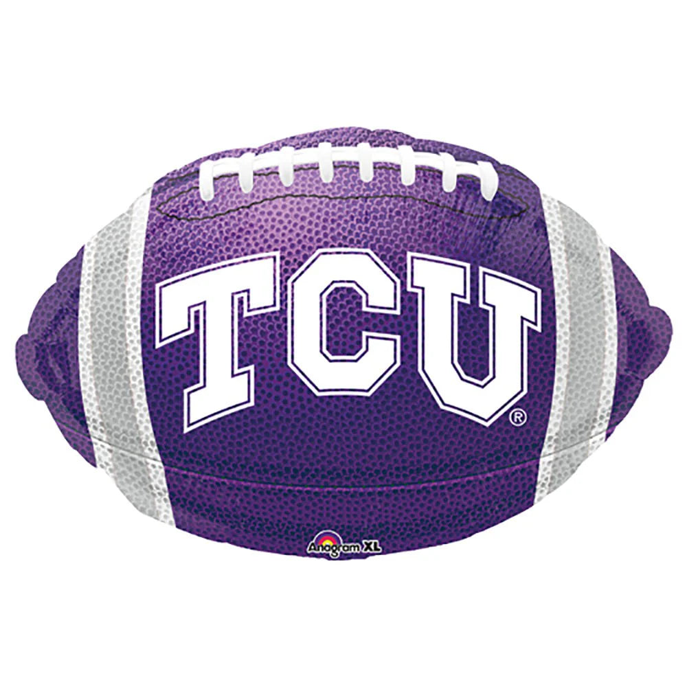 17" TCU Football Foil Balloon
