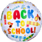 18" Back to School Round Foil Balloon