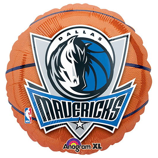 18" Dallas Mavericks Basketball Foil Balloon