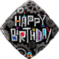 18" Happy Birthday Robot Gears Foil Balloon