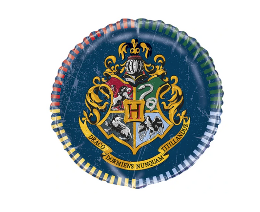 18" Harry Potter Crest Houses Round Foil Balloon