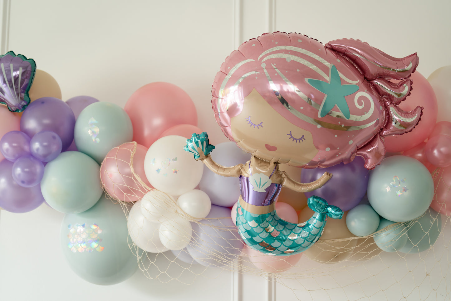 Shimmering Mermaid Balloon Garland