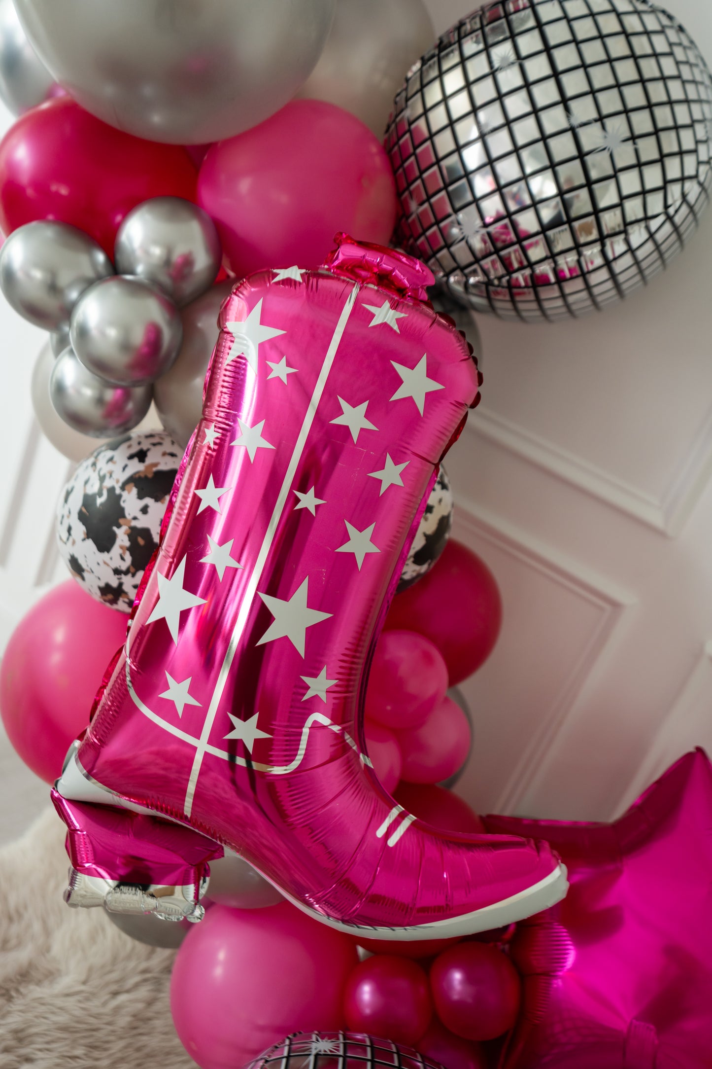 Disco Cowgirl Balloon Garland