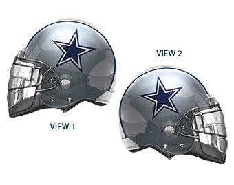 21" Dallas Cowboys Helmet Foil Balloon