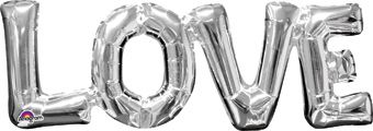 LOVE Letters Foil Balloon