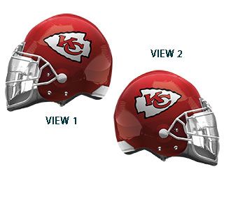21" Kansas City Chiefs Helmet Foil Balloon