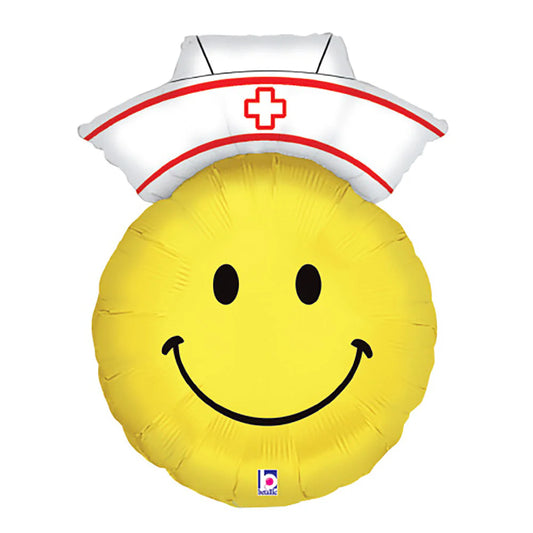 28" Smiley Nurse Foil Balloon