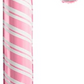 32" Pastel Pink Candy Cane Foil Balloon