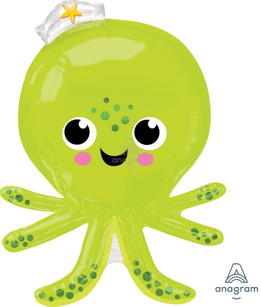 Octopus Silly Foil Balloon