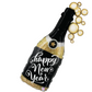 39" Happy New Year Champagne Bubbles Foil Balloon