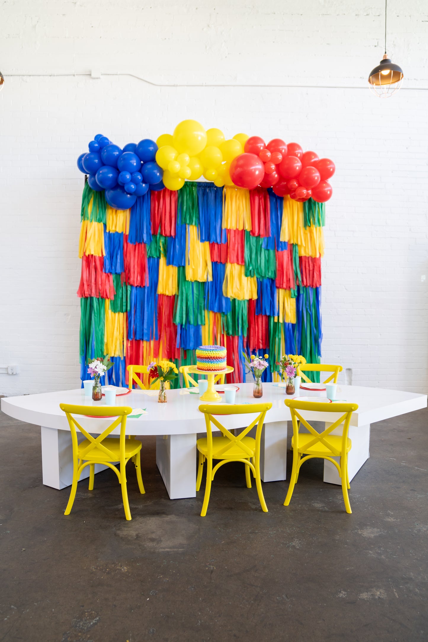 Primary Colors/LEGO Balloon Garland