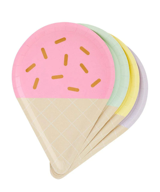 Gelato Ice Cream Plates