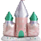 26" Pink Castle Foil Balloon