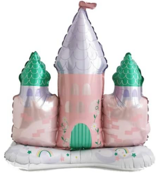 26" Pink Castle Foil Balloon
