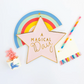 Magical Rainbow Paper Plates