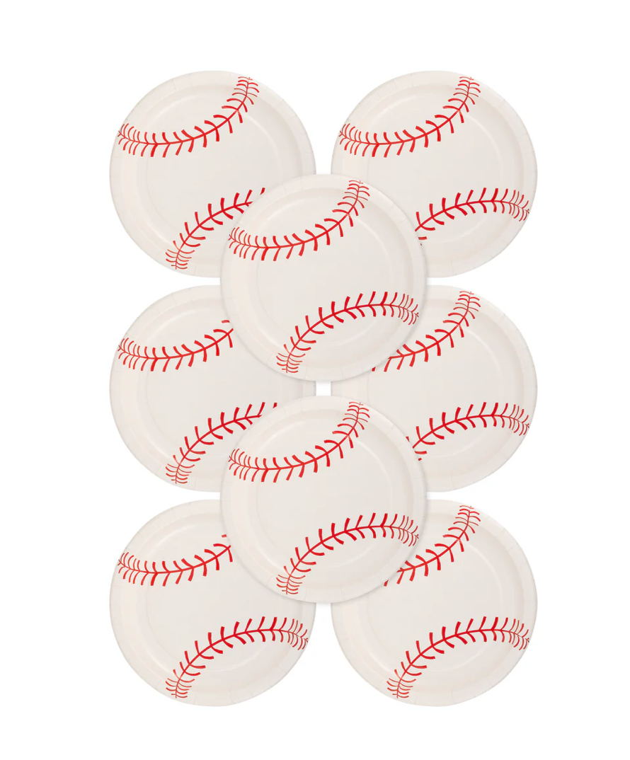 Baseball Paper Plate