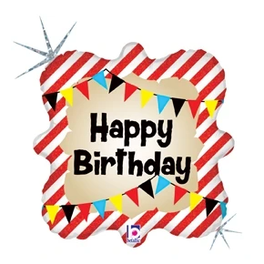 18" Pirate Happy Birthday Foil Balloon