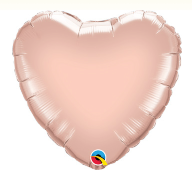 18" Rose Gold Heart Foil Balloon