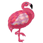 33" Iridescent Flamingo Foil Balloon