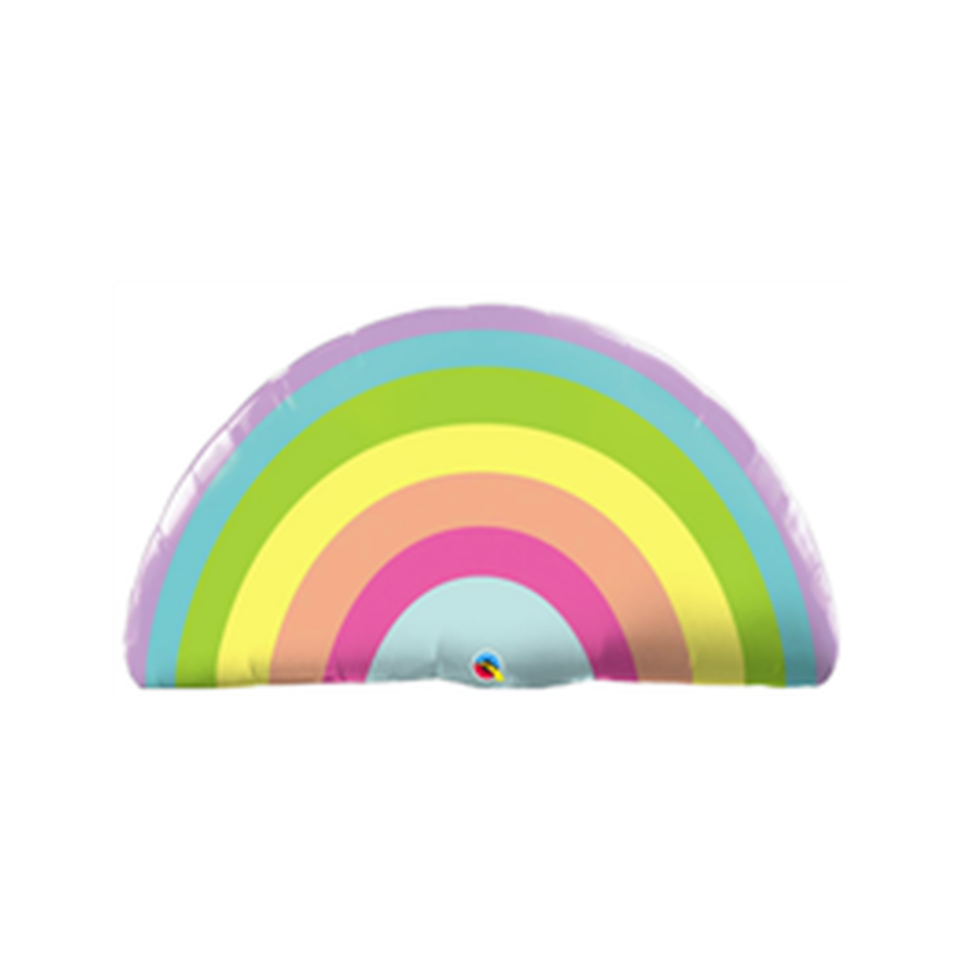 36" Pastel Rainbow Foil Balloon