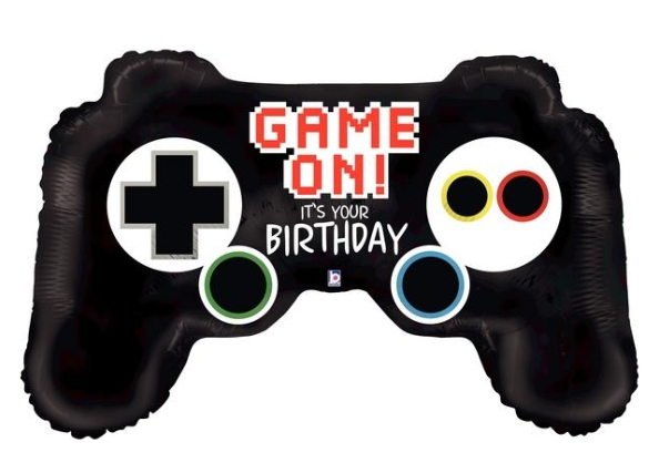 36" Video Game Controller Birthday Foil Balloon