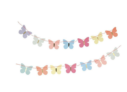 Butterfly Garland Thank You Card