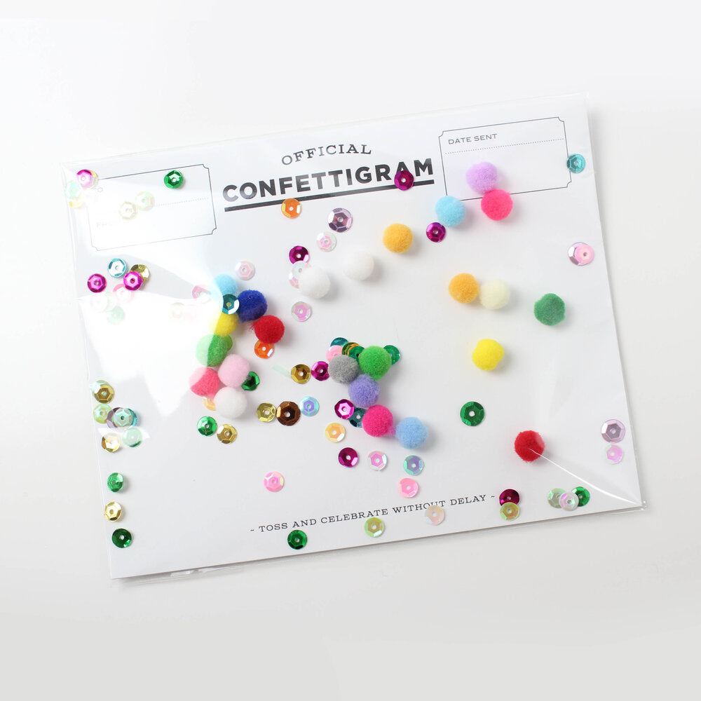 Pom-Poms Confettigram