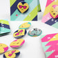Emoji Button Valentine Cards